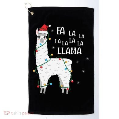 Fa La La Llama Christmas Lllama Essential Golf Towel