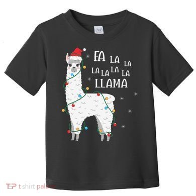 Fa La La Llama Christmas Lllama Essential Toddler T-Shirt