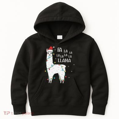 Fa La La Llama Christmas Lllama Essential Kids Hoodie