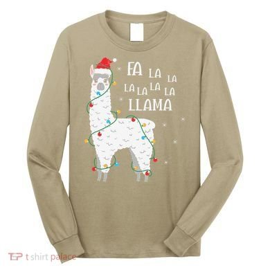 Fa La La Llama Christmas Lllama Essential Long Sleeve Shirt