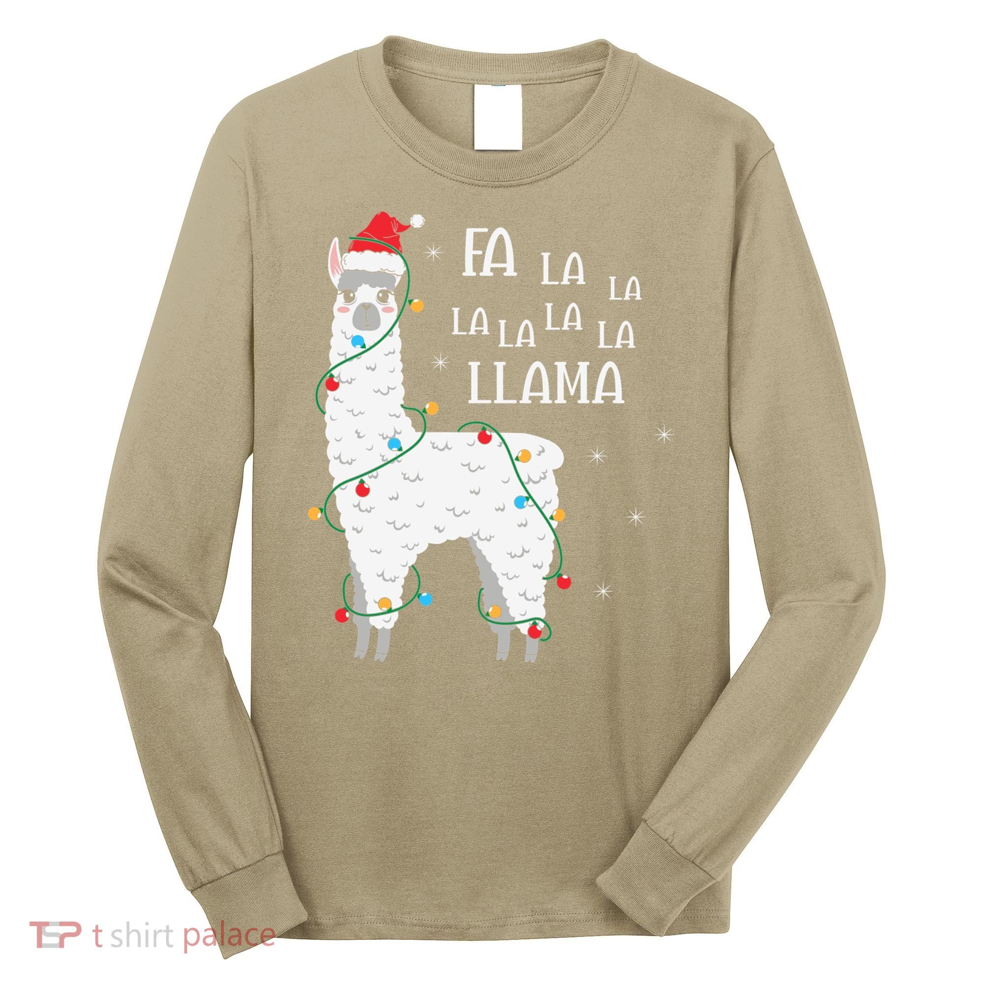 Fa La La Llama Christmas Lllama Essential Long Sleeve Shirt