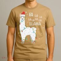Fa La La Llama Christmas Lllama Essential T-Shirt thumb 3