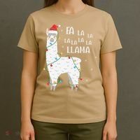 Fa La La Llama Christmas Lllama Essential T-Shirt thumb 4