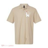 Fa La La Llama Christmas Lllama Essential Polo thumb 0