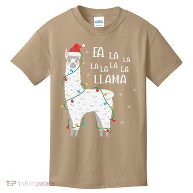 Fa La La Llama Christmas Lllama Essential Kids T-Shirt