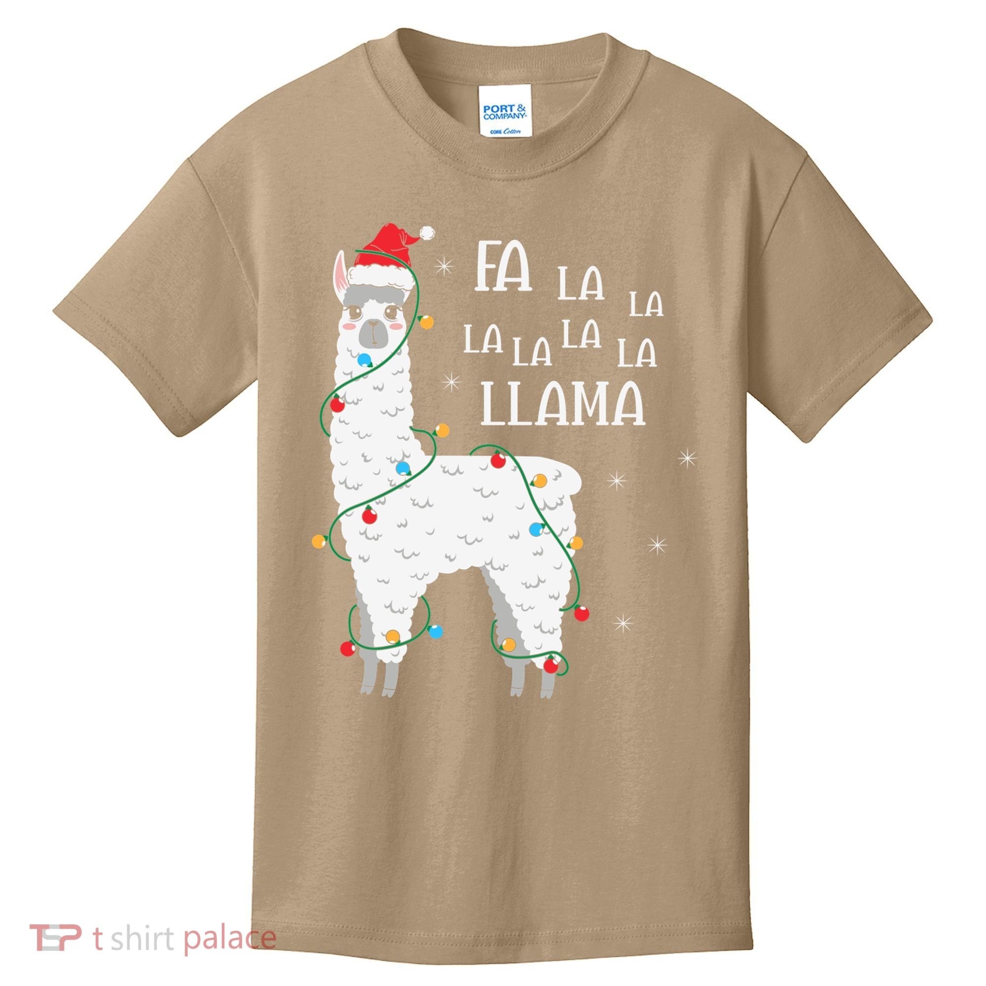 Fa La La Llama Christmas Lllama Essential Kids T-Shirt