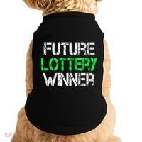 Funny Lottery Lover Scratch Off Future Lottery Winner Doggie Tank thumb 0