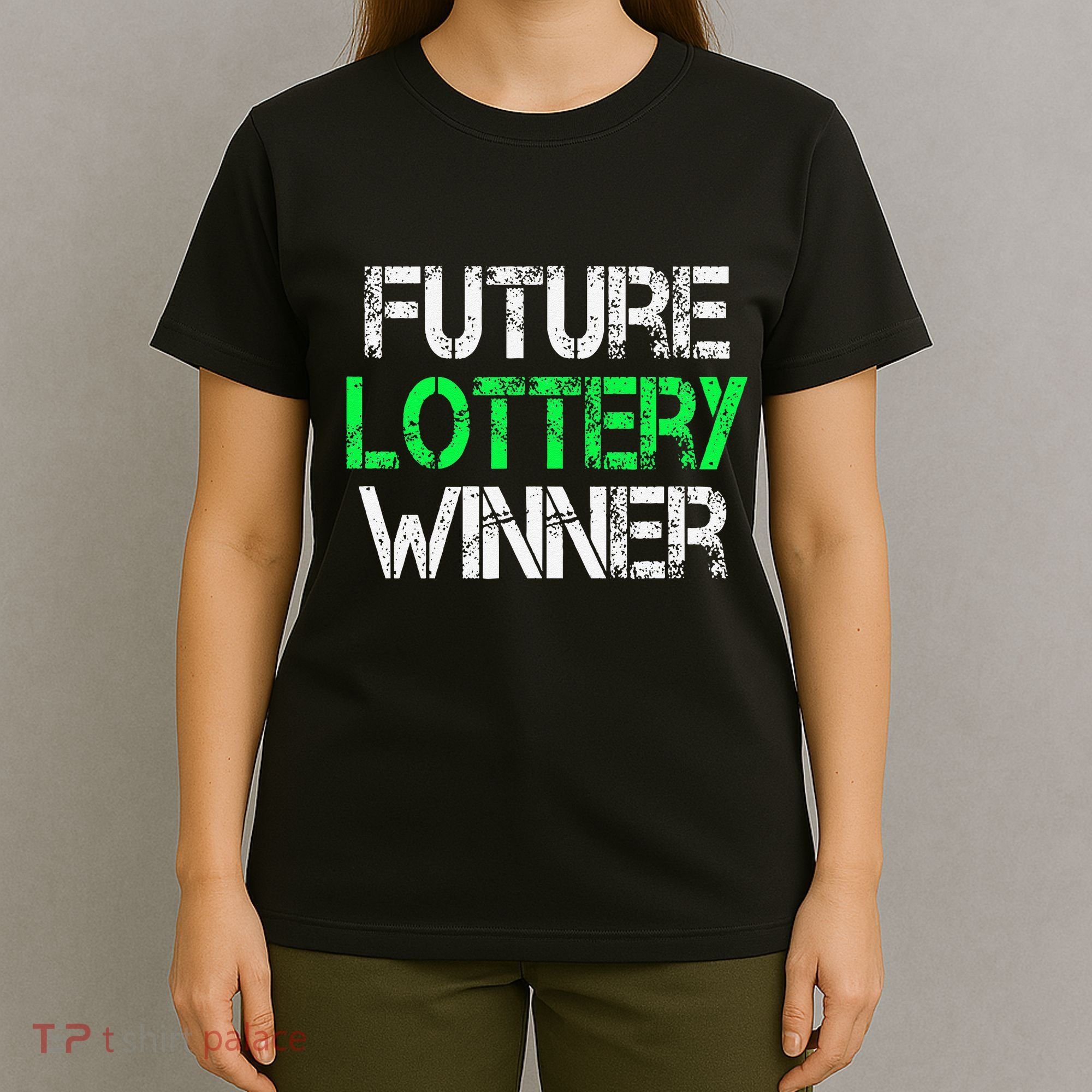 Funny Lottery Lover Scratch Off Future Lottery Winner T-Shirt