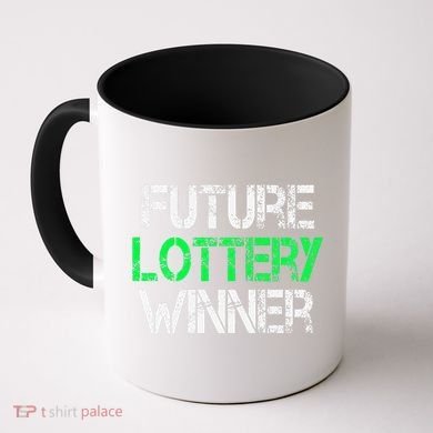 Funny Lottery Lover Scratch Off Future Lottery Winner Coffee Mug