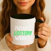 Funny Lottery Lover Scratch Off Future Lottery Winner Coffee Mug thumb 3