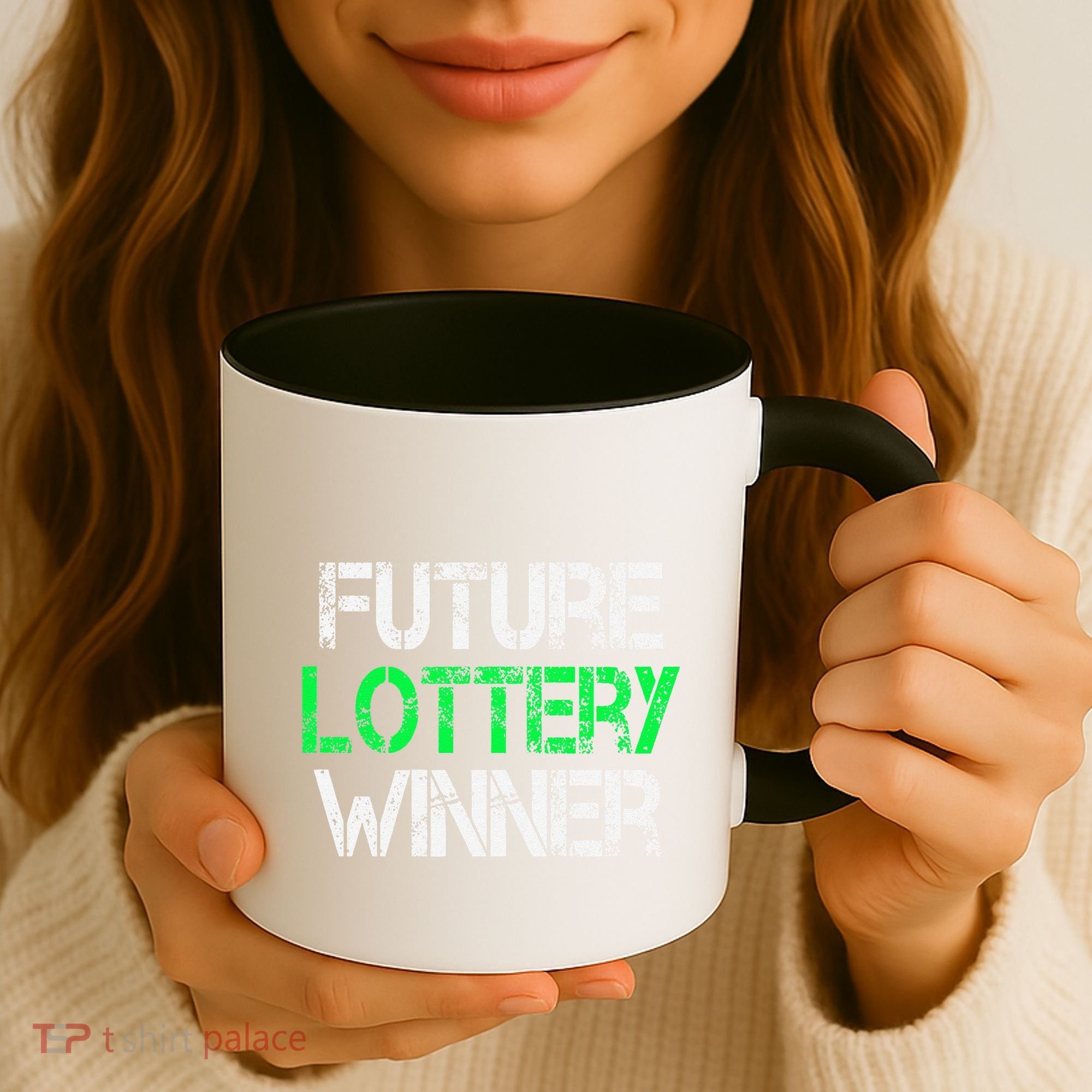 Funny Lottery Lover Scratch Off Future Lottery Winner Coffee Mug