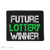 Funny Lottery Lover Scratch Off Future Lottery Winner Mousepad thumb 0