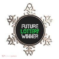 Funny Lottery Lover Scratch Off Future Lottery Winner Ornament thumb 0