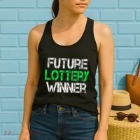 Funny Lottery Lover Scratch Off Future Lottery Winner Women's Tank Top thumb 2