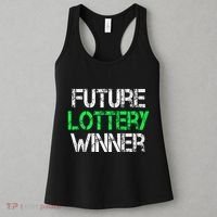 Funny Lottery Lover Scratch Off Future Lottery Winner Women's Tank Top thumb 3