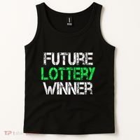 Funny Lottery Lover Scratch Off Future Lottery Winner Tank Top thumb 2