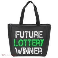 Funny Lottery Lover Scratch Off Future Lottery Winner Tote Bag thumb 0