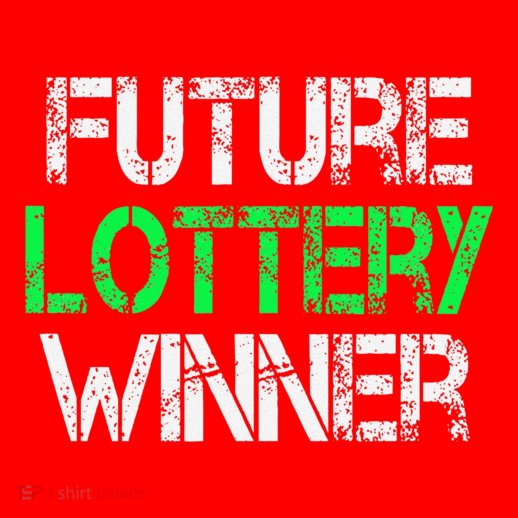 Funny Lottery Lover Scratch Off Future Lottery Winner Santa Hat
