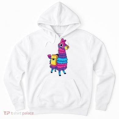 Funny Loot Llama Pinata With Yellow Saddlebag Hoodie