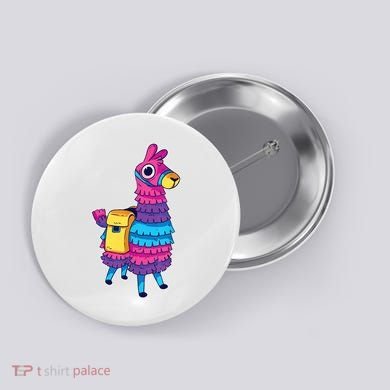 Funny Loot Llama Pinata With Yellow Saddlebag Button