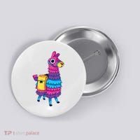 Funny Loot Llama Pinata With Yellow Saddlebag Button thumb 0
