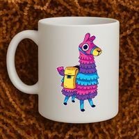 Funny Loot Llama Pinata With Yellow Saddlebag Coffee Mug thumb 2