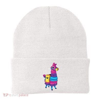 Funny Loot Llama Pinata With Yellow Saddlebag Beanie