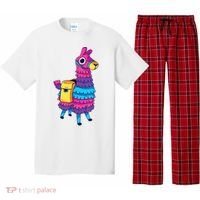 Funny Loot Llama Pinata With Yellow Saddlebag Pajama Set thumb 0