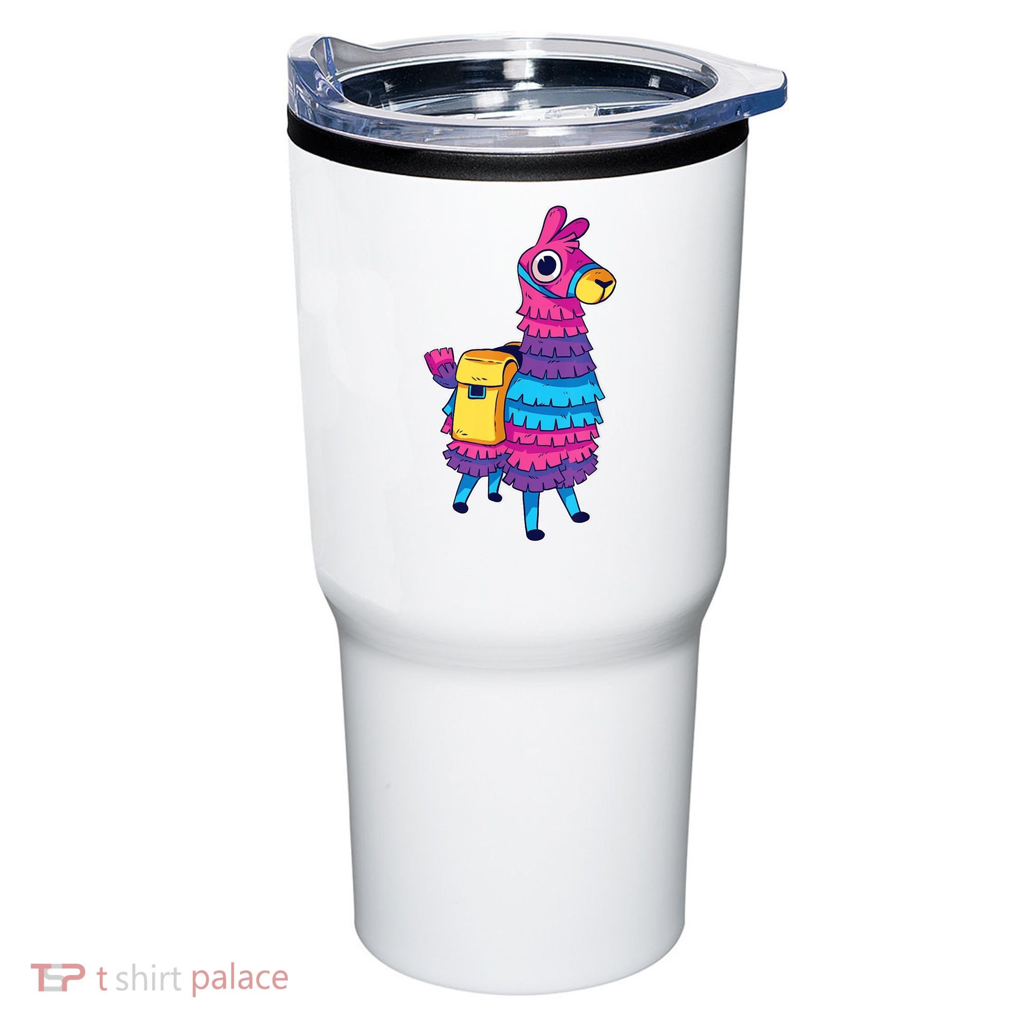 Funny Loot Llama Pinata With Yellow Saddlebag Tumbler