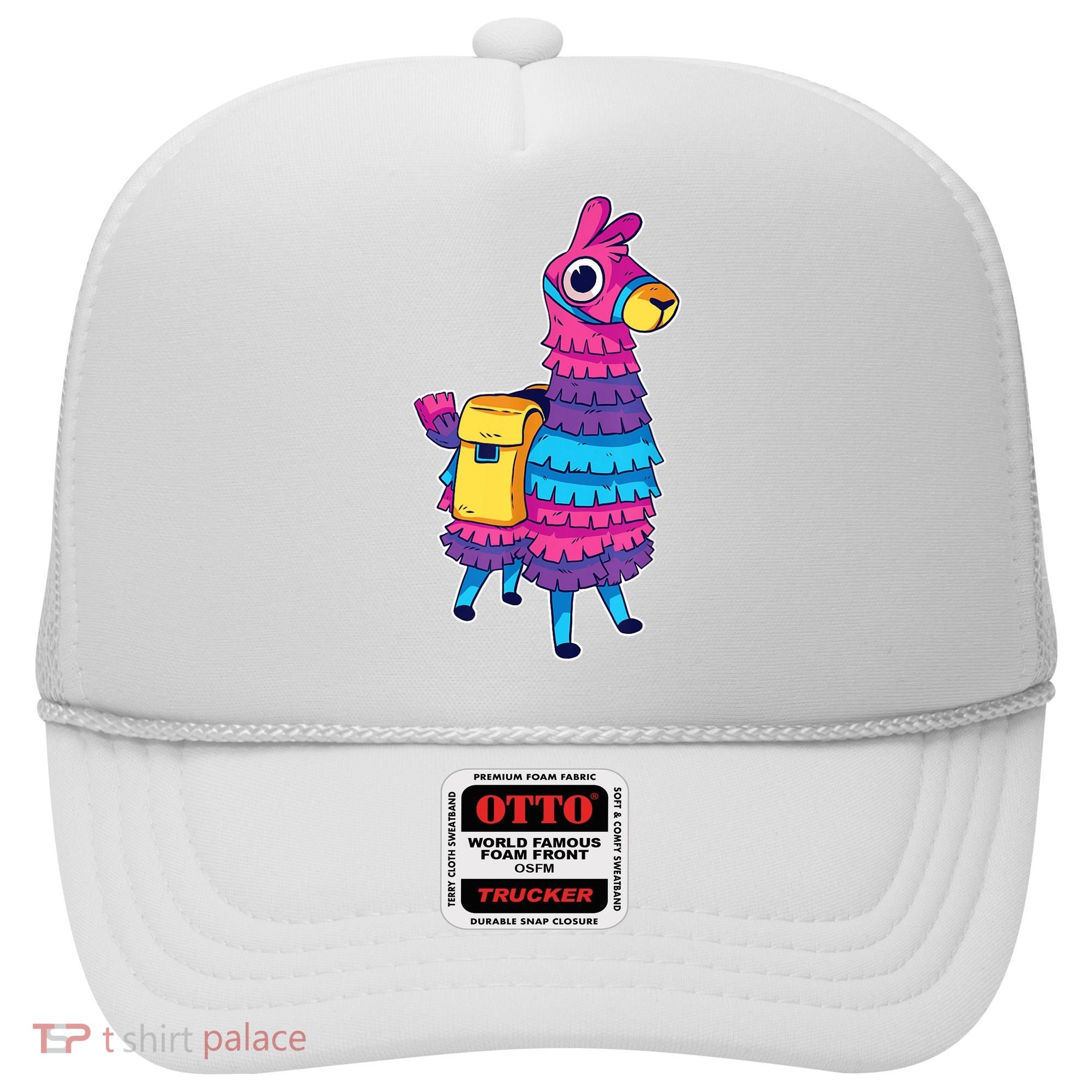 Funny Loot Llama Pinata With Yellow Saddlebag Hat