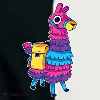 Funny Loot Llama Pinata With Yellow Saddlebag Infant Baby Jersey Bodysuit thumb 2