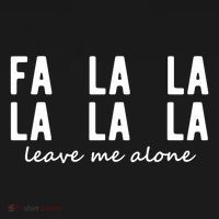 Fa La La La La Leave Me Alone Funny Christmas Bucket Hat thumb 4
