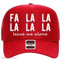Fa La La La La Leave Me Alone Funny Christmas Hat thumb 0