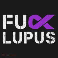Fuck Lupus Lupus Awareness Month Purple Ribbon Sweatshirt thumb 3