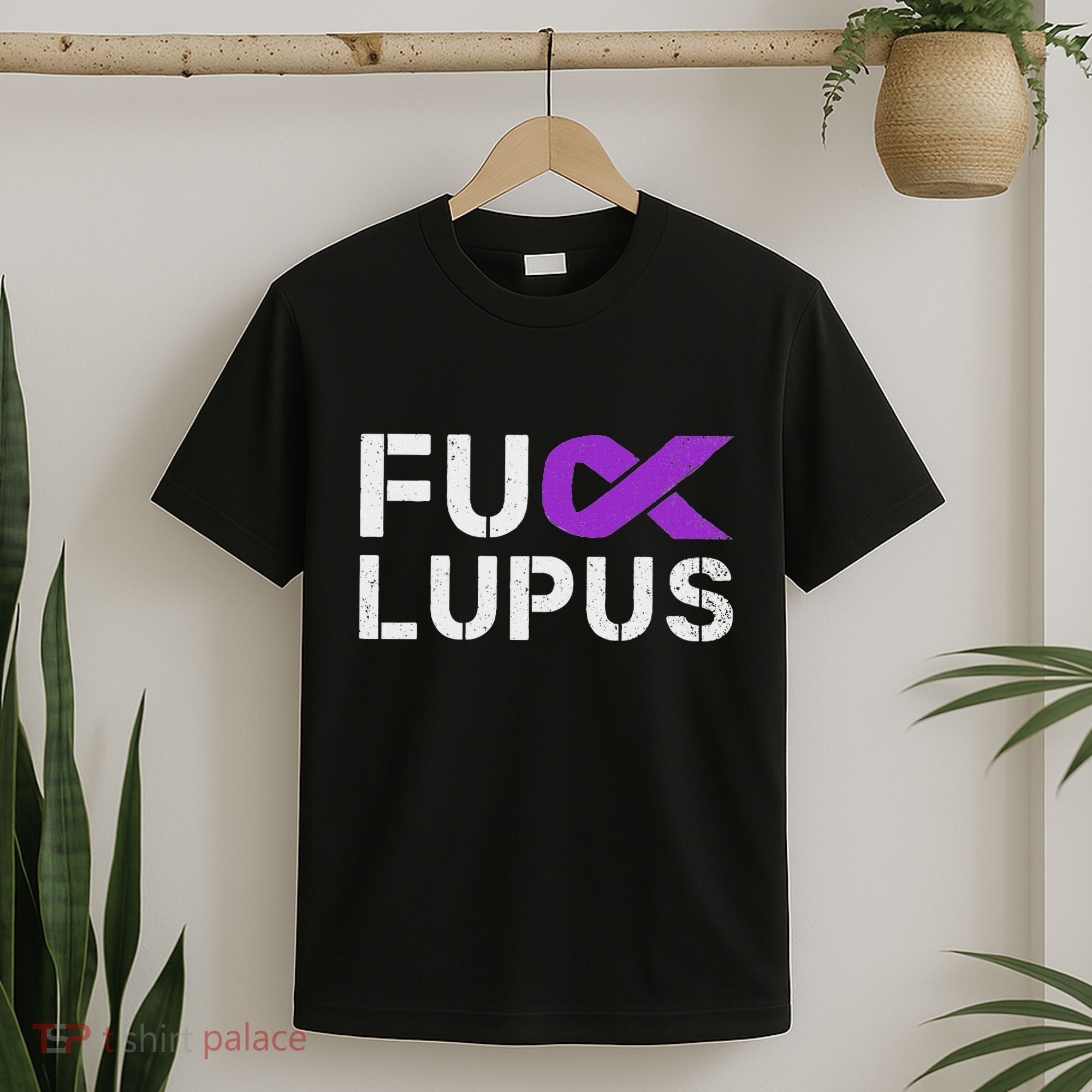 Fuck Lupus Lupus Awareness Month Purple Ribbon T-Shirt