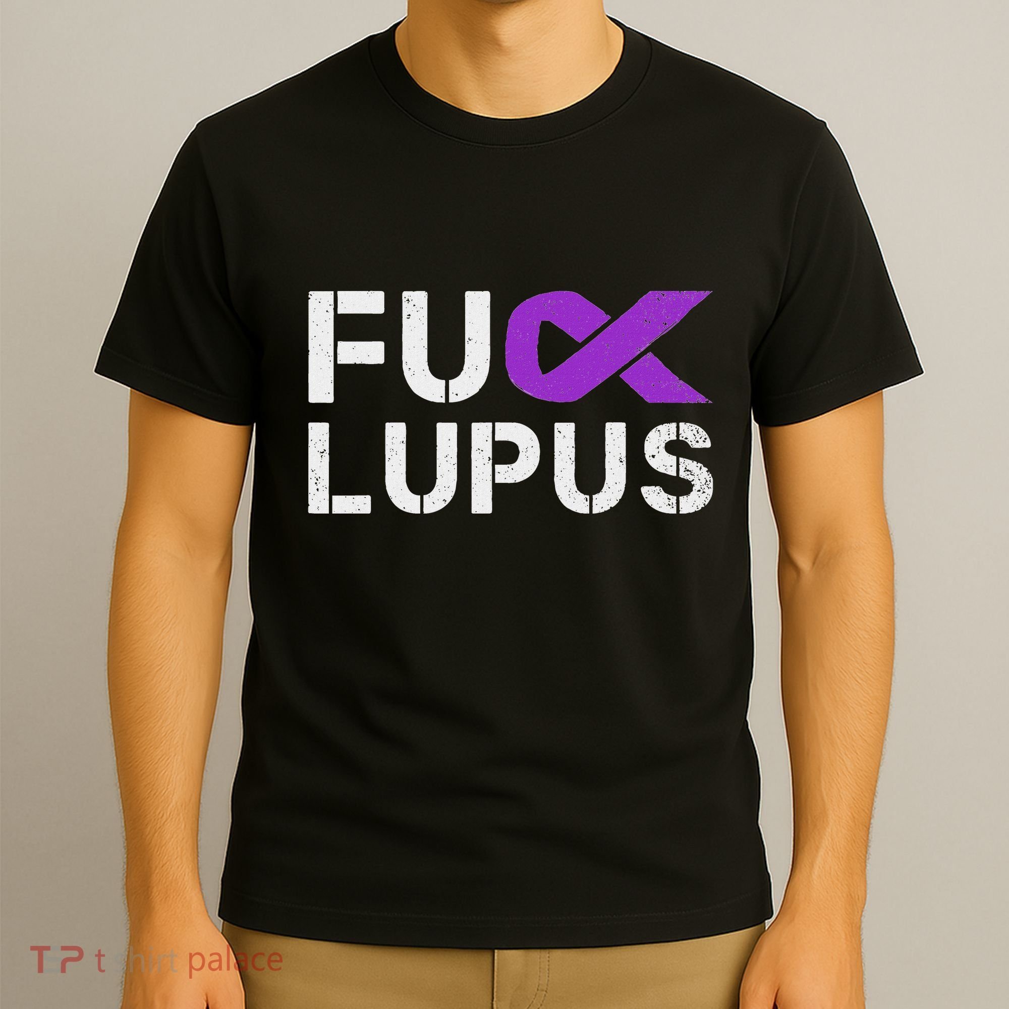 Fuck Lupus Lupus Awareness Month Purple Ribbon T-Shirt