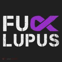 Fuck Lupus Lupus Awareness Month Purple Ribbon Beanie thumb 2
