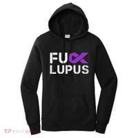 Fuck Lupus Lupus Awareness Month Purple Ribbon Women's Hoodie thumb 0
