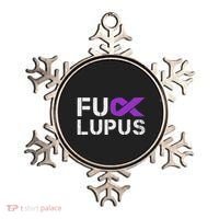 Fuck Lupus Lupus Awareness Month Purple Ribbon Ornament thumb 0