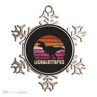 Funny Lesbian Lickalottapus Dinosaurs LGBTQ Pride Flag Retro Ornament thumb 0
