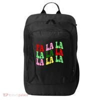 Fa La La Groovy Christmas City Backpack thumb 0