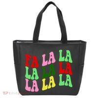 Fa La La Groovy Christmas Tote Bag thumb 0