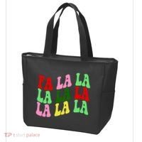 Fa La La Groovy Christmas Tote Bag thumb 3