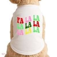 Fa La La Groovy Christmas Doggie Tank thumb 0