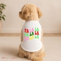 Fa La La Groovy Christmas Doggie Tank thumb 2
