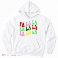 Fa La La Groovy Christmas Hoodie thumb 0