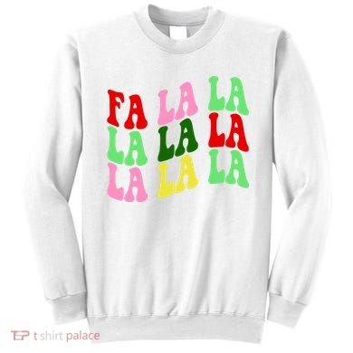 Fa La La Groovy Christmas Sweatshirt