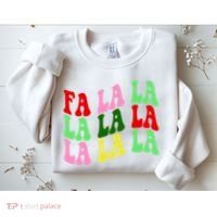 Fa La La Groovy Christmas Sweatshirt thumb 2