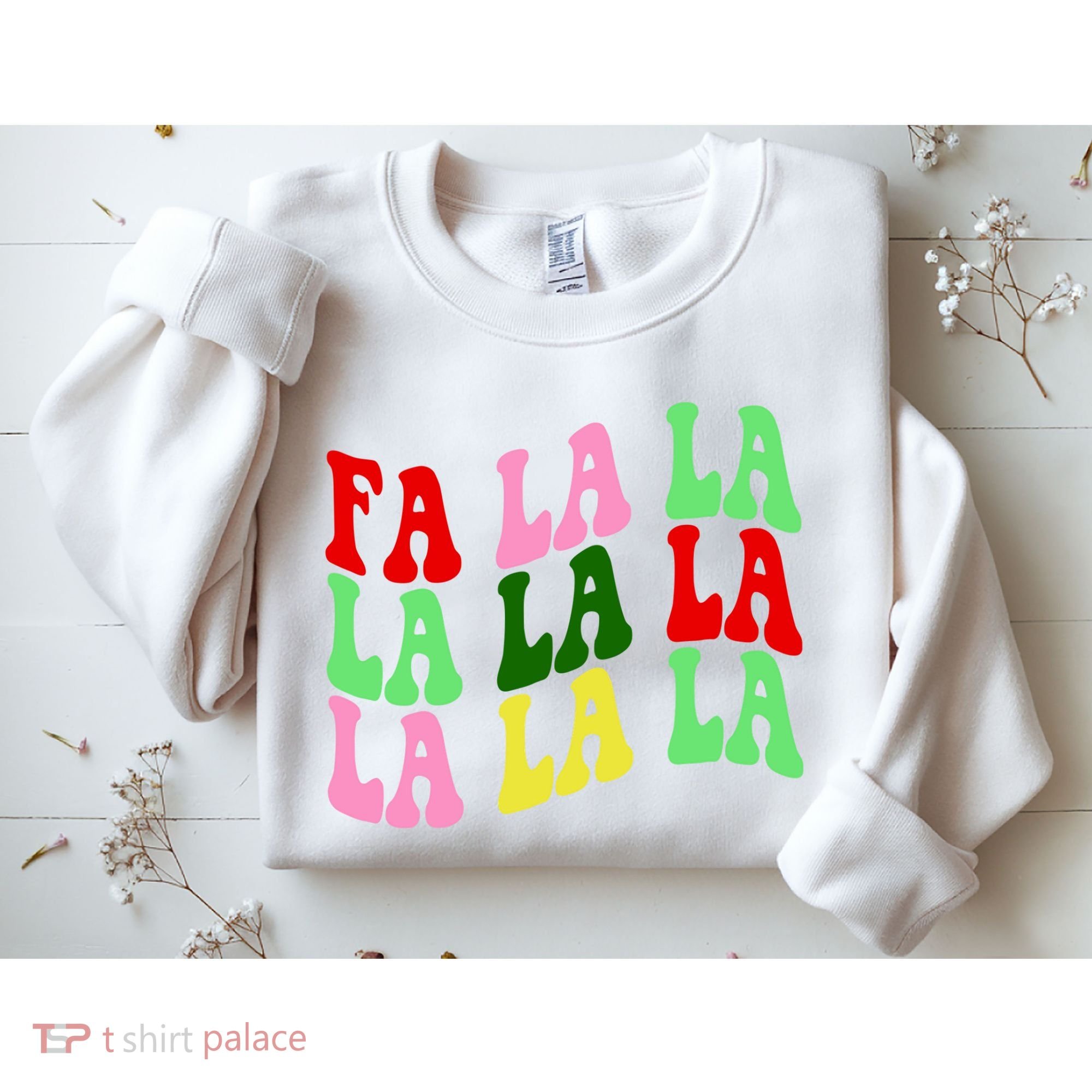 Fa La La Groovy Christmas Sweatshirt