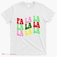 Fa La La Groovy Christmas T-Shirt thumb 0